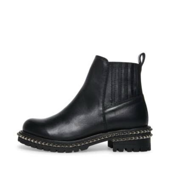 Steve Madden Galena black leather studded ankle boots - Picture 8 of 8